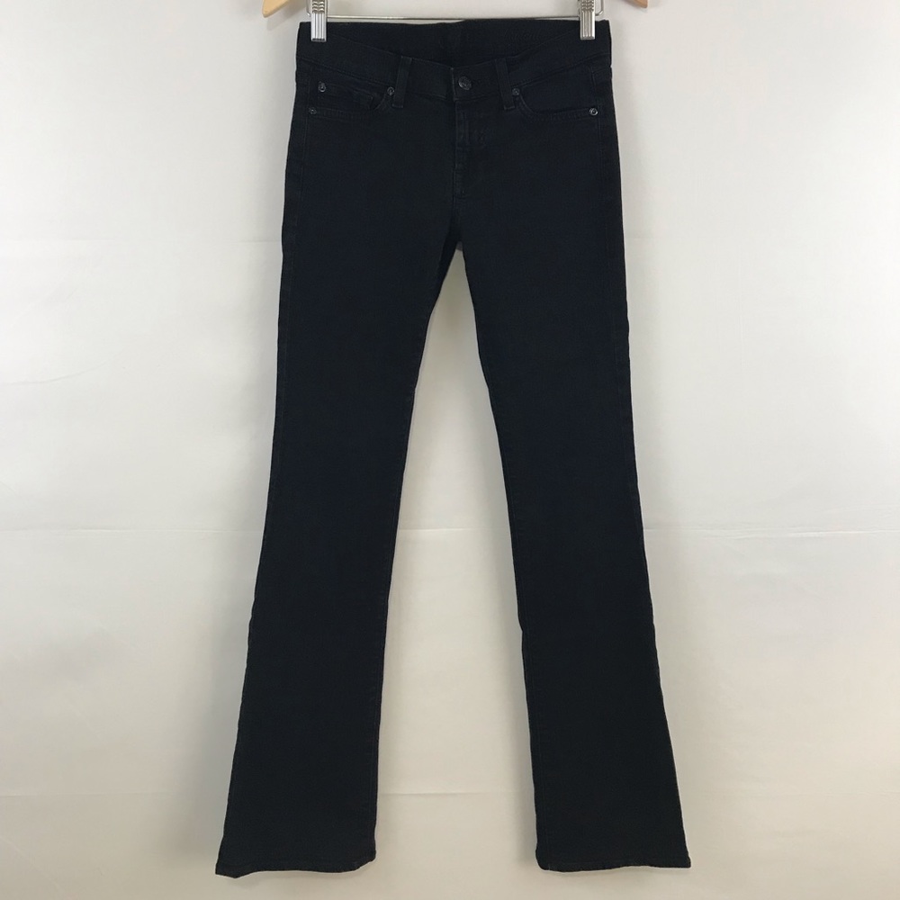 7FAMK Black Bootcut Jeans 26x34